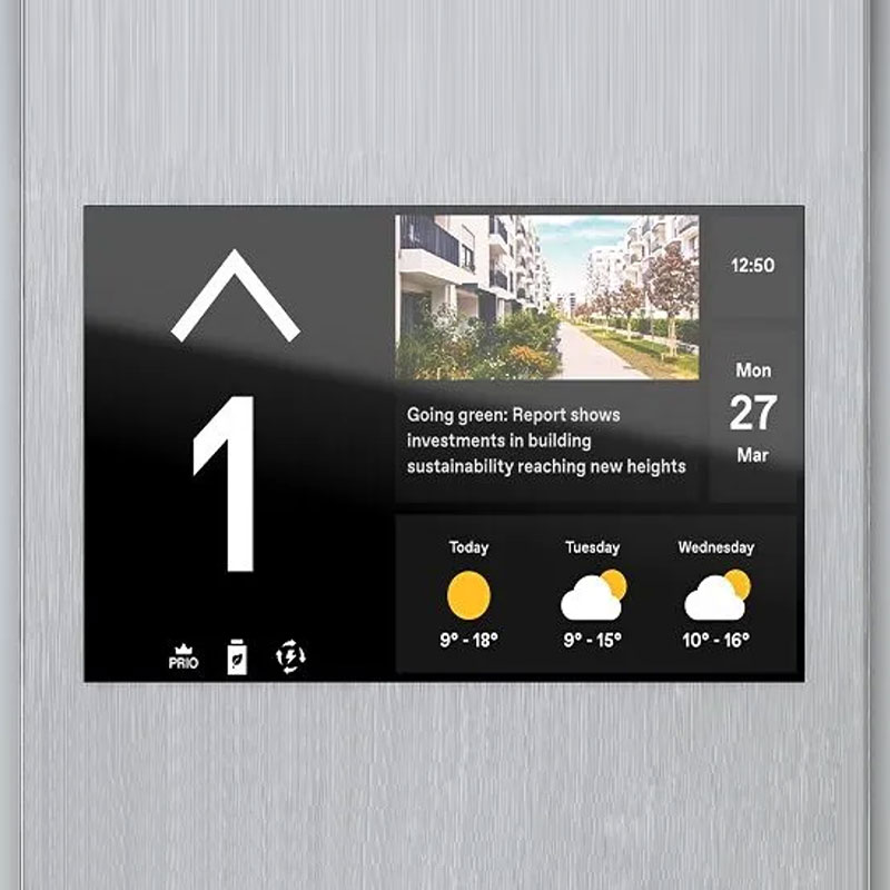لوحة عرض المصعد